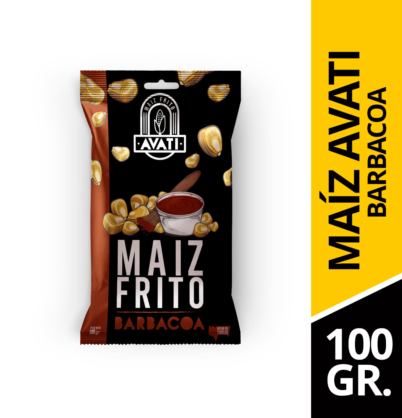 MAÍZ AVATI SABOR BARBACOA 100Gr.