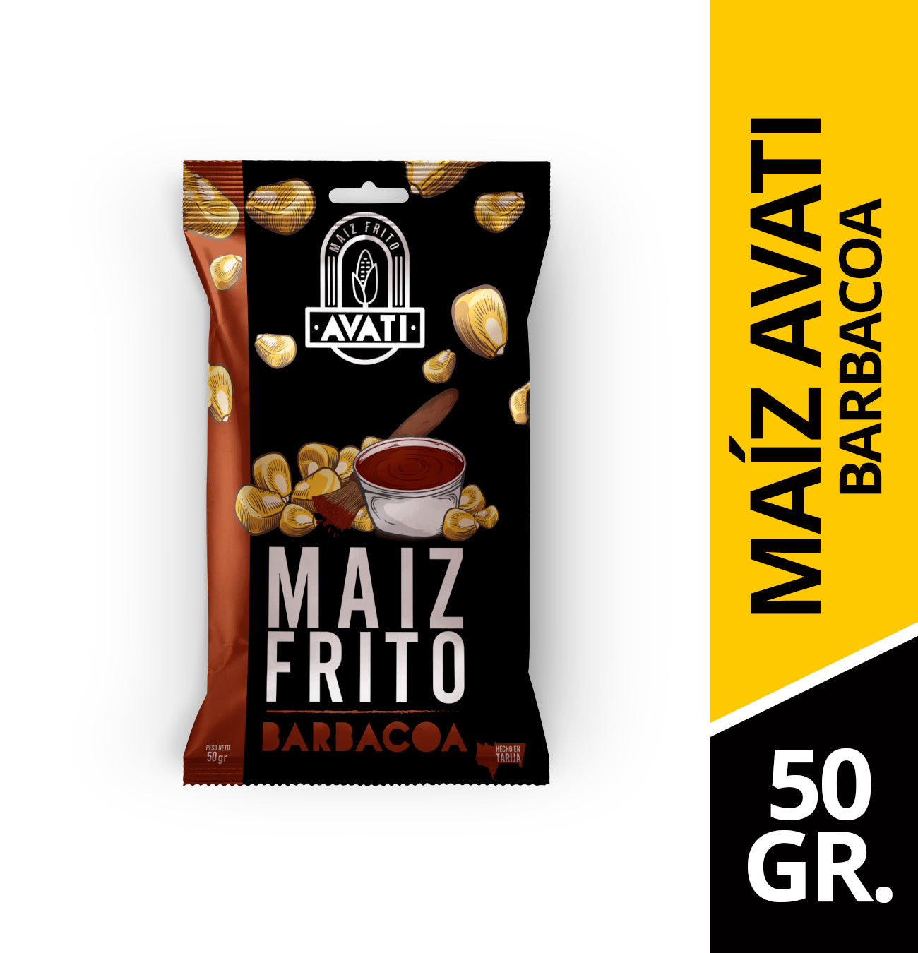 MAÍZ AVATI SABOR BARBACOA 50Gr.