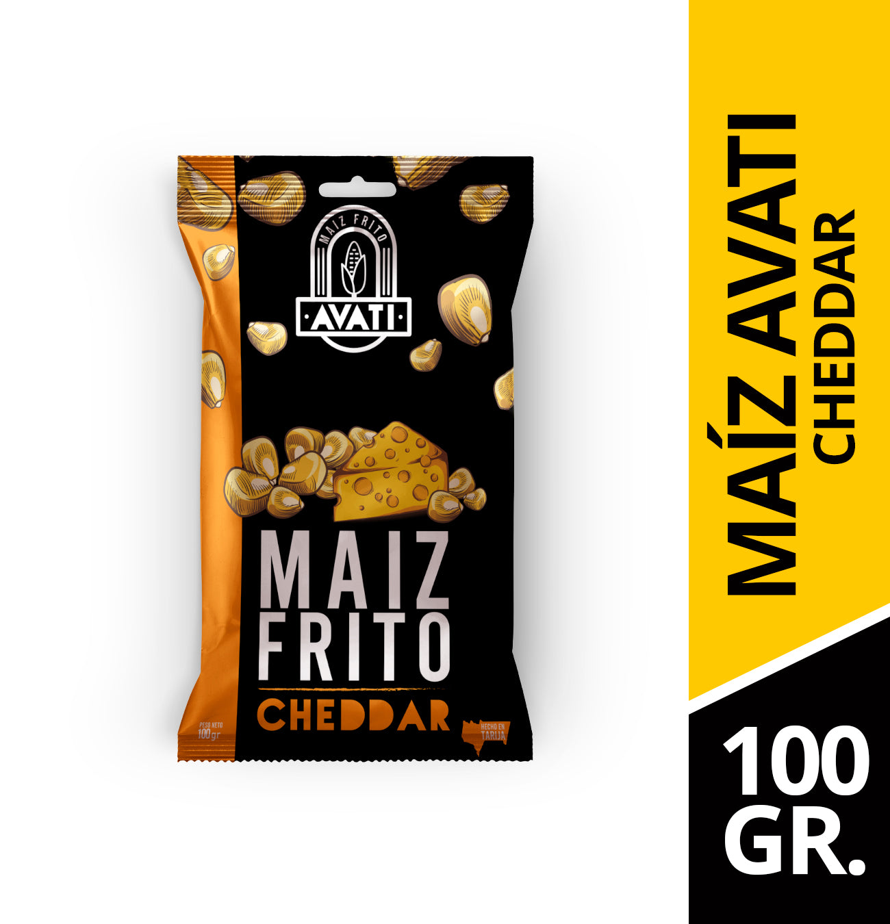 MAÍZ AVATI SABOR CHEDDAR 100Gr.