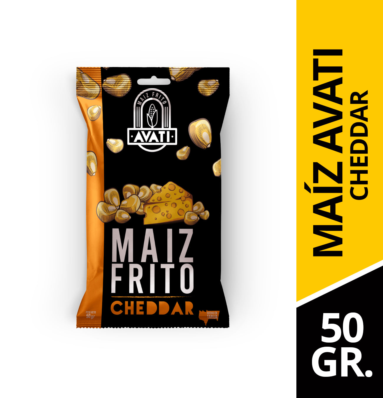 MAÍZ AVATI SABOR CHEDDAR 50Gr.